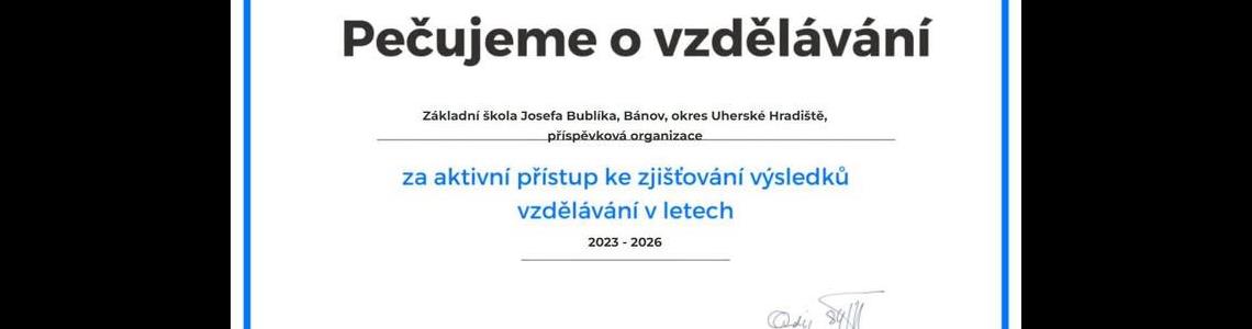 SCIO: Získáváte značku Pečujeme o vzdělávání